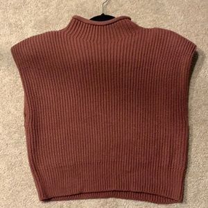 Mock Neck Knit Sweater
